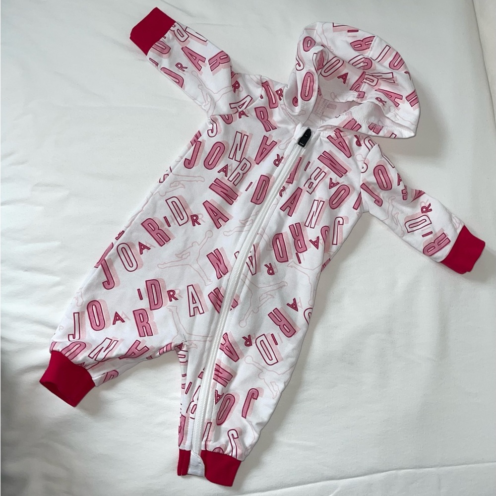 Nike Jordan Baby Girl Zip Outfit
